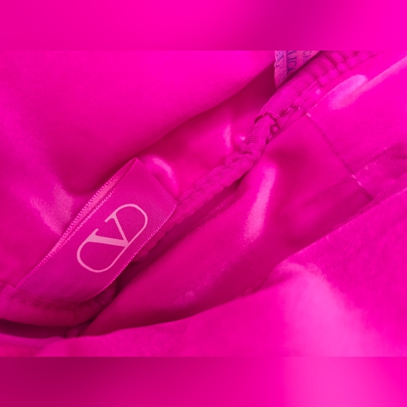 NEW Valentino Garavani Beauty Line Velour Logo Clutch!